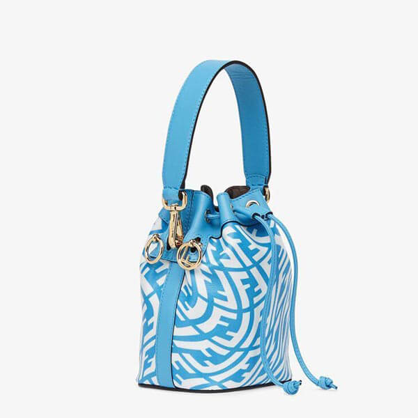 21SS【フェンディ】ミニバッグ コピーストラップ付き キャンバス レディース BS010AFL1F1E8K